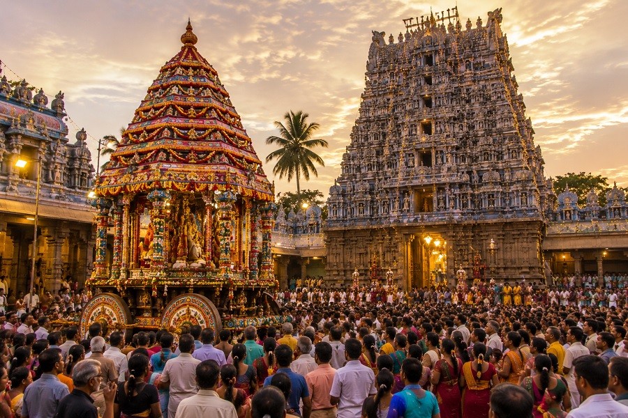 Temple Festival Tourism: Exploring India�s Sacred Celebrations and Cultural Traditions 